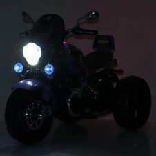 Детский мотоцикл M 6263 EL-4 на аккумуляторе, Harley-Davidson, синий фото 16