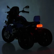 Детский мотоцикл M 6263 EL-4 на аккумуляторе, Harley-Davidson, синий фото 32