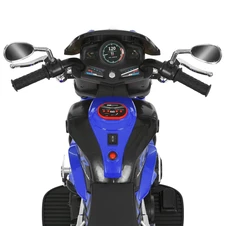 Детский мотоцикл M 6263 EL-4 на аккумуляторе, Harley-Davidson, синий фото 57