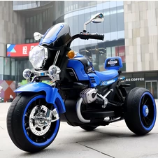 Детский мотоцикл M 6263 EL-4 на аккумуляторе, Harley-Davidson, синий купить