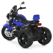 Детский мотоцикл M 6263 EL-4 на аккумуляторе, Harley-Davidson, синий фото 99