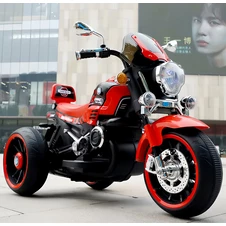 Детский мотоцикл на аккумуляторе M 6263 EL-3 красный, музыка, свет, Bluetooth