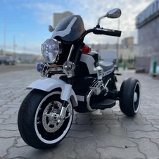 Детский мотоцикл на аккумуляторе M 6263 EL-1 белый, музыка, свет, Bluetooth купить