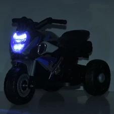 Мотоцикл для детей M 6262 EL-11, кожаное сиденье, серый фото 66