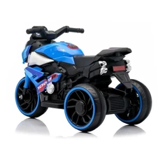 Мотоцикл для детей M 6262 EL-4, кожаное сиденье, синий фото 44