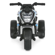 Мотоцикл для детей M 6262 EL-4, кожаное сиденье, синий фото 55