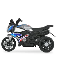 Детский мотоцикл на аккумуляторе M 6262 EL-3, мягкое сиденье, красный фото 99