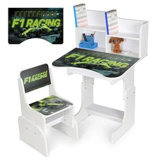 Детская парта N 2071-25-7 со стульчиком, регулируемая, Minecraft, сакура купить