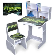 Детская парта N 2071-22-1 регулируемая, со стульчиком, Minnie Mouse, белая фото 33