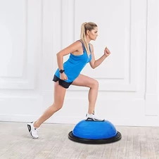 Балансировочная платформа Bosu MS 2609-9 спортивный инвентарь, эспандер, черная купить