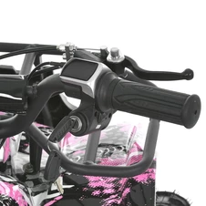 Подростковый квадроцикл HB-EATV 800NP-8, три аккумулятора, двигатель 800 Вт, розовый фото 16