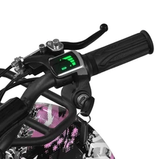 Подростковый квадроцикл HB-EATV 800NP-8, три аккумулятора, двигатель 800 Вт, розовый фото 32