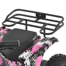 Подростковый квадроцикл HB-EATV 800NP-8, три аккумулятора, двигатель 800 Вт, розовый фото 14