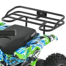 Подростковый квадроцикл HB-EATV 800N-4-5, три аккумулятора, двигатель 800 Вт, зелено-синий фото 57