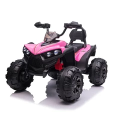 Детский квадроцикл M 6294 EL-8 розовый, мягкое сиденье, два двигателя фото 13