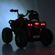 Детский квадроцикл M 6294 EL-8 розовый, мягкое сиденье, два двигателя фото 16