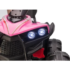 Детский квадроцикл M 6294 EL-8 розовый, мягкое сиденье, два двигателя фото 77
