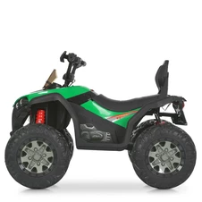 Детский квадроцикл M 6294 EL-5 зеленый, мягкое сиденье, два двигателя фото 32