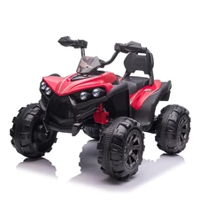 Детский электроквадроцикл M 6294 EL-3 красный, кожаное сиденье, два двигателя фото 13