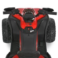 Детский электроквадроцикл M 6294 EL-3 красный, кожаное сиденье, два двигателя фото 29
