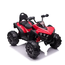 Детский электроквадроцикл M 6294 EL-3 красный, кожаное сиденье, два двигателя фото 55