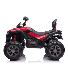 Детский электроквадроцикл M 6294 EL-3 красный, кожаное сиденье, два двигателя фото 66