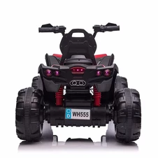 Детский электроквадроцикл M 6294 EL-3 красный, кожаное сиденье, два двигателя фото 77