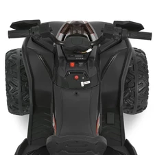 Детский электроквадроцикл M 6294 EL-2 черный, кожаное сиденье, два двигателя фото 16