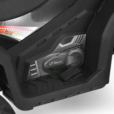 Детский электроквадроцикл M 6294 EL-2 черный, кожаное сиденье, два двигателя фото 57