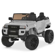 Двухместный детский электромобиль M 6296 EBLR-11 (24V) Toyota, полный привод, серый фото 11