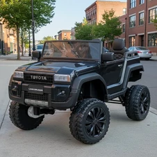 Детский электромобиль M 6296 EBLR-2 (24V) двухместный Toyota, 4 двигателя, черный