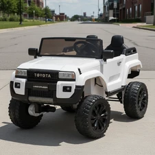 Детский электромобиль M 6296 EBLR-1 (24V) двухместный Toyota, 4 двигателя, белый