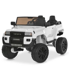 Детский электромобиль M 6296 EBLR-1 (24V) двухместный Toyota, 4 двигателя, белый фото 11