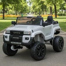 Детский электромобиль M 6296 EBLR-1 (24V) двухместный Toyota, 4 двигателя, белый купить