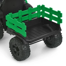 Детский электромобиль трактор M 6295 EBLR-5 с прицепом, пульт управления, зеленый фото 32