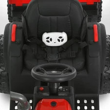 Детский электромобиль M 6295 EBLR-3 трактор с прицепом, пульт управления, красный фото 99