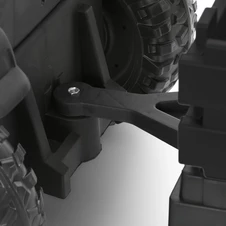 Детский электромобиль M 6295 EBLR-2 трактор с прицепом, пульт управления, черный фото 32