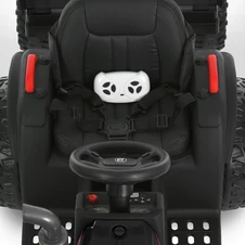 Детский электромобиль M 6295 EBLR-2 трактор с прицепом, пульт управления, черный фото 88