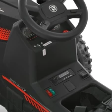 Детский электромобиль M 6295 EBLR-2 трактор с прицепом, пульт управления, черный фото 99