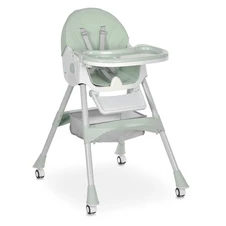 Стульчик для кормления Bambi M 6302 Olive складной, зеленый