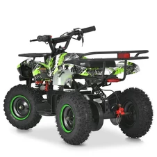 Подростковый квадроцикл HB-EATV 800NP-5, 3 аккумулятора, двигатель 800 Вт, зеленый фото 77