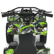 Подростковый квадроцикл HB-EATV 800NP-5, 3 аккумулятора, двигатель 800 Вт, зеленый фото 99