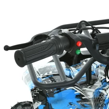 Подростковый квадроцикл HB-EATV 800NP-4, 3 аккумулятора, двигатель 800 Вт, синий фото 13