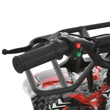 Подростковый квадроцикл HB-EATV 800NP-3, 3 аккумулятора, двигатель 800 Вт, красный фото 13