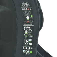 Автокресло El Camino i-Joy ME 1205 Antracite темно-серое, i-Size R129, isofix, поворотное на 360º фото 57