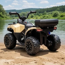 Детский электроквадроцикл M 6286 EBLR-13 с пультом управления, бежевый фото 44