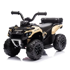 Детский электроквадроцикл M 6286 EBLR-13 с пультом управления, бежевый фото 99