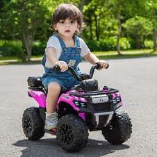 Детский электроквадроцикл M 6286 EBLR-8 с пультом управления, розовый фото 11
