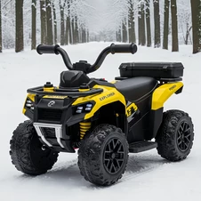 Детский электроквадроцикл M 6286 EBLR-6 с пультом управления, желтый