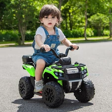 Детский квадроцикл на аккумуляторе M 6286 EBLR-5 зеленый, пульт управления фото 44